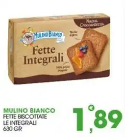 Rosa Cash Mulino Bianco Fette Biscottate Le Integrali offerta