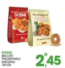 Rosa Cash Doemi biscotti tradizionali/integrali offerta