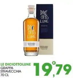 Rosa Cash Le diciottolune grappa stravecchia offerta