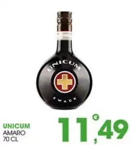 Rosa Cash Unicum amaro offerta