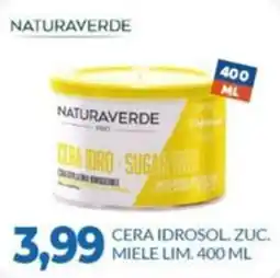 GeD Shopping Naturaverde cera idro-sugar offerta