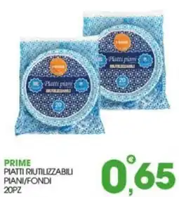 Rosa Cash Prime piatti riutilizzabili offerta