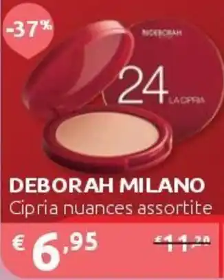Cipria nuances assortite Deborah Milano