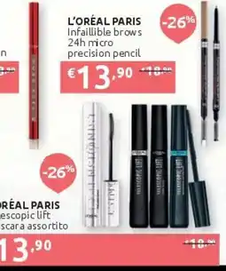 PiùMe L'Oréal Paris Infaillible brows 24h micro precision pencil offerta