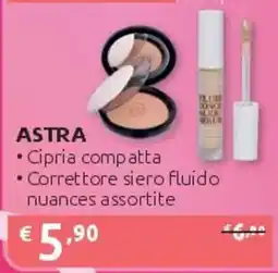 PiùMe Astra Cipria compatta Correttore siero fluido offerta
