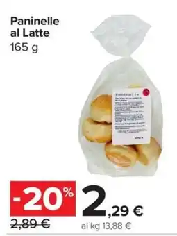 Carrefour Express Paninelle al Latte offerta