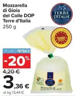 Carrefour Express Mozzarella di Gioia del Colle DOP Terre d'Italia offerta