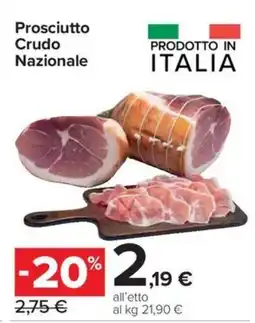 Carrefour Express Prosciutto Crudo Nazionale offerta