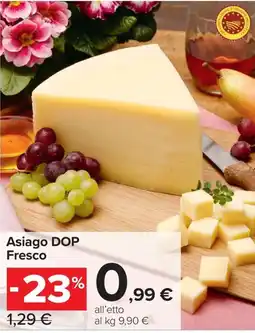 Carrefour Express Asiago DOP Fresco offerta