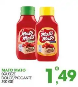 Rosa Cash Mato Mato Squeeze Dolce/Piccant offerta
