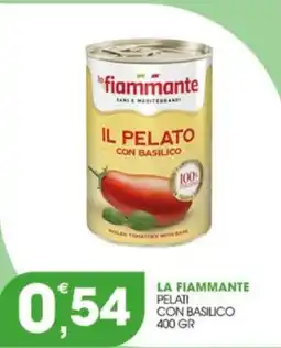 Rosa Cash La Fiammante pelati con basilico offerta