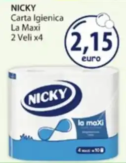 Acqua & Sapone Nicky carta igienica la maxi offerta
