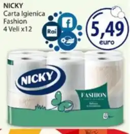 Acqua & Sapone Nicky carta igienica fashion offerta