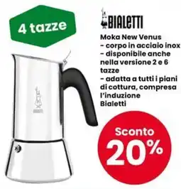 Eurospar Moka New Venus Bialetti offerta