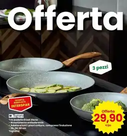 Eurospar Tris padelle Great Stone Tognana offerta
