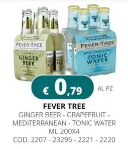 Altasfera Fever Tree Ginger Beer - Grapefruit - Mediterranean - Tonic Water offerta