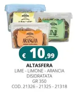 Altasfera Altasfera disidratata offerta