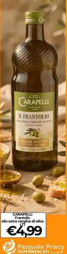 Supermercati Pasquale Prisco Carapelli Frantolio olio extra vergine di oliva offerta