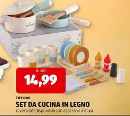 ALDI Set da cucina in legno offerta