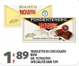 Vivo Supermercati Tavoletta di cioccolato Novi offerta