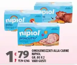 Vivo Supermercati Omogeneizzati alla carne Nipiol offerta