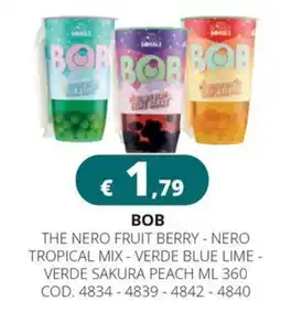 Altasfera Bob the nero fruit berry - nero tropical mix - verde blue lime - verde sakura peach offerta