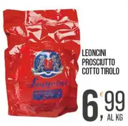 Cash pro Leoncini prosciutto cotto tirolo offerta