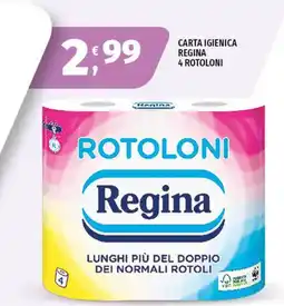 Vivo Supermercati Rotoloni Regina Carta Igienica offerta