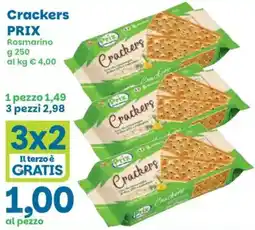 Prix Quality Crackers Prix Rosmarino offerta