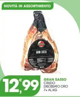 Rosa Cash Gran Sasso crudo disossato oro offerta