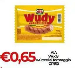 Supermercati Pasquale Prisco AIA Wudy würstel al formaggio offerta