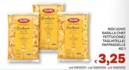 Vivo Supermercati Nidi uovo Barilla chef fettuccine/tagliatelle/pappardelle offerta