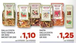 Vivo Supermercati Pasta Dalla Costa Assortita offerta