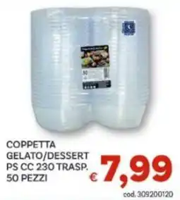Vivo Supermercati Coppetta gelato/deSSERT PS CC 230 Trasp. offerta