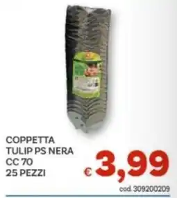 Vivo Supermercati Coppetta tulip ps nera offerta
