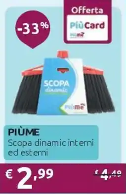 PiùMe Scopa dinamic Piùme offerta