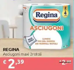 PiùMe Regina asciugoni maxi 2 rotoli offerta