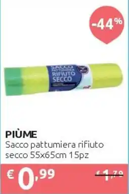 PiùMe Piùme sacco pattumiera rifiuto secco offerta