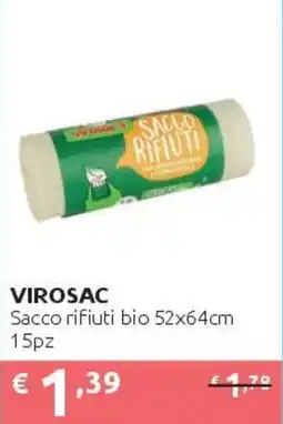 PiùMe Virosac sacco rifiuti bio offerta