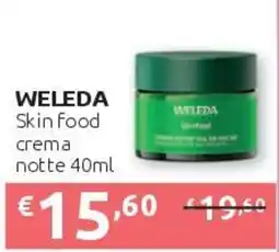 PiùMe Weleda Skin food crema notte offerta