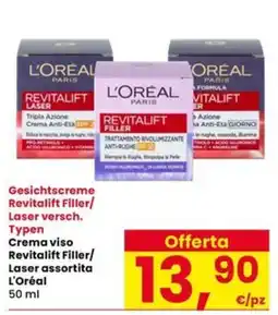 Interspar L'Oréal Revitalift Filler/Laser assortita offerta