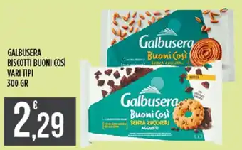 Galbusera Biscotti Buoni Così
