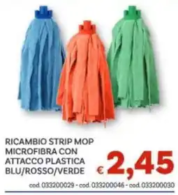 Vivo Supermercati Ricambio strip mop microfibra offerta