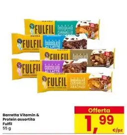 Eurospar Barretta Vitamin & Protein assortita Fulfil offerta