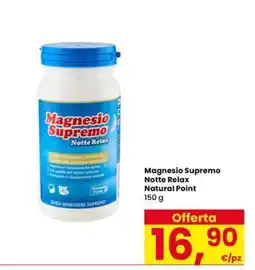 Eurospar Magnesio Supremo Notte Relax Natural Point offerta