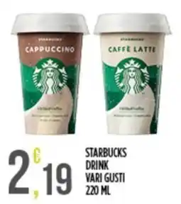 Euroesse Starbucks drink offerta