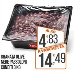 Cash pro Granata olive nere passoloni conditi offerta