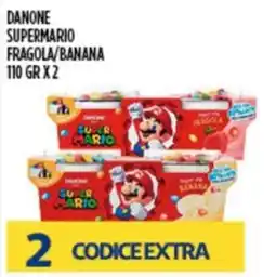 Euroesse Danone Super Mario Fragola/Banana offerta
