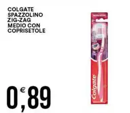 Vantaggio Cash&Carry Colgate spazzolino zig-zag medio con coprisetole offerta