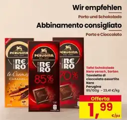 Interspar Tavoletta di cioccolato assortite Nero Perugina offerta
